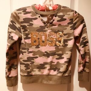 Super cute girl’s BOSS sweater